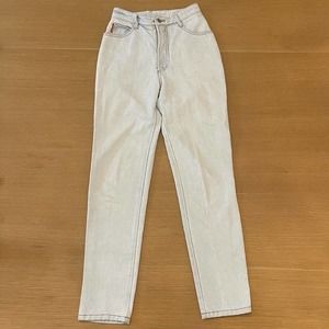 Vintage Bongo Straight Leg Light Wash High Rise Jeans